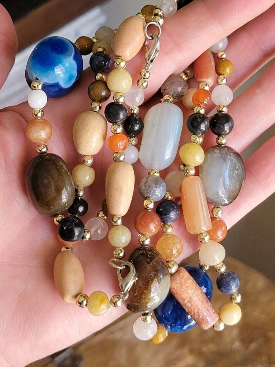 Agate 2024 bead necklace