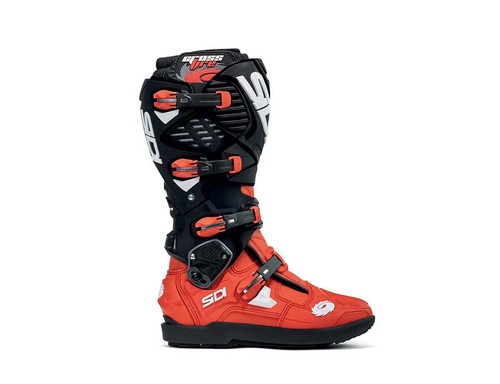 Stivali Uomo Sidi Crossfire 3 SRS Rosso Nero Red Black Motocross Enduro Mx Boots - Foto 2 di 7