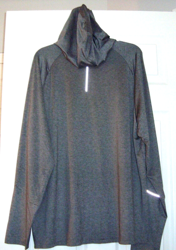 NWT Men's Lightweight XL Gray Quick Dri Training Hoodie XERSION - Picture 2 of 2