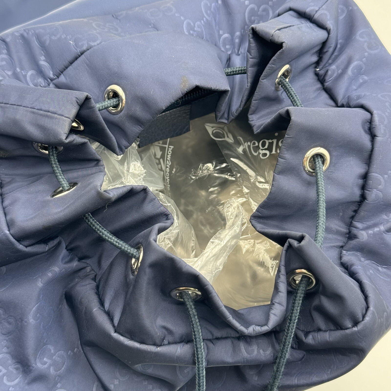 Gucci Nylon Monogram Medium Light Double Buckle B… - image 11