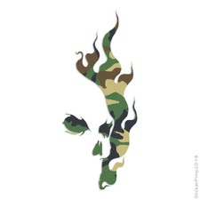 Skull Flames Vinyl Decal Sticker 40 Patterns 3 Sizes 637