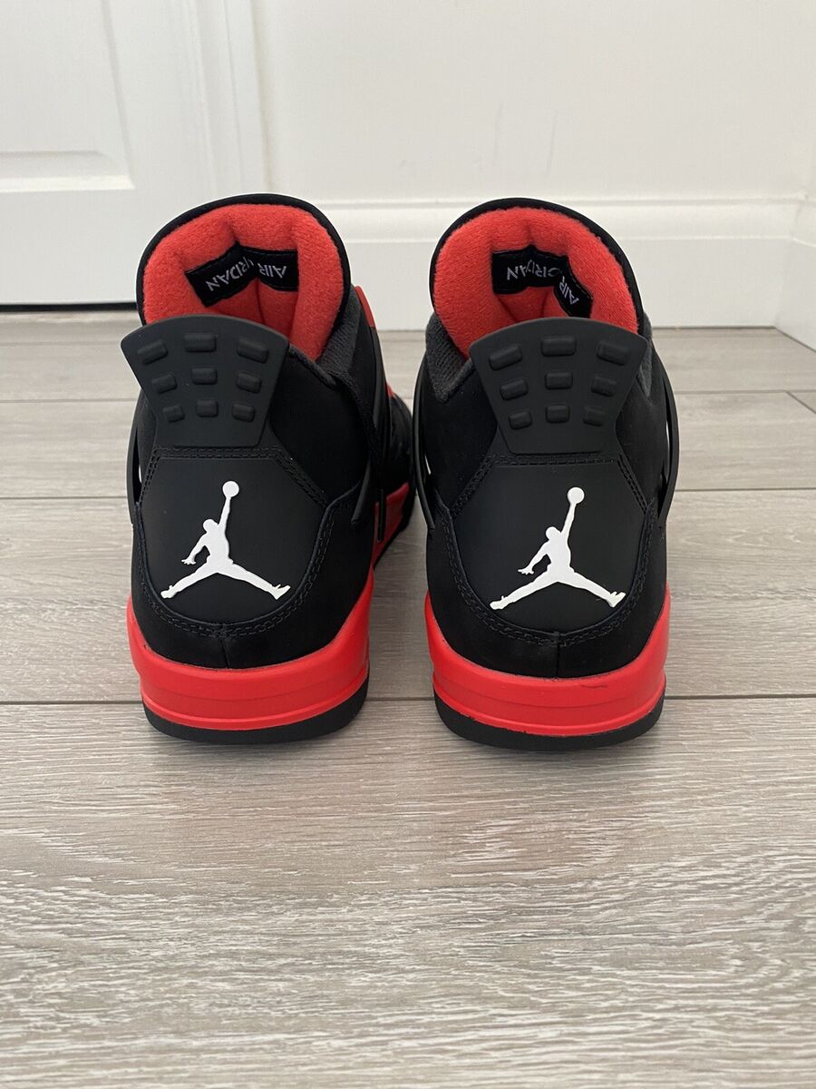 Air Jordan 4 Retro Black/Multi-Color UK Size 8, New Air Jordan 4 Retro Black/Multi-Color UK Size 8, New