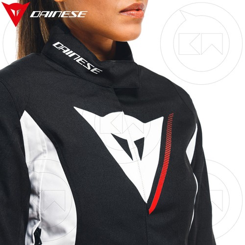 DAINESE GIACCA VELOCE LADY D-DRY DONNA MOTO IMPERMEABILE TERMICO PROTEZIONI NERO - Foto 10 di 18