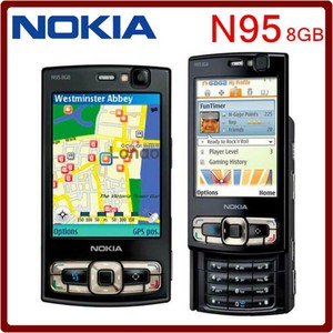 Unlocked-origina-Nokia-N95-8GB-Storage-Camera-5MP-Mobile-phone-smartphone-black
