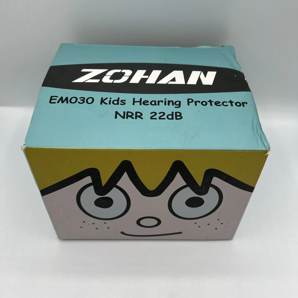 Protector auditivo para niños Zohan EM030 NRR 22Db JUEGO DE 2 nebulosas y ruedas nuevo en caja Foto 4 de 4