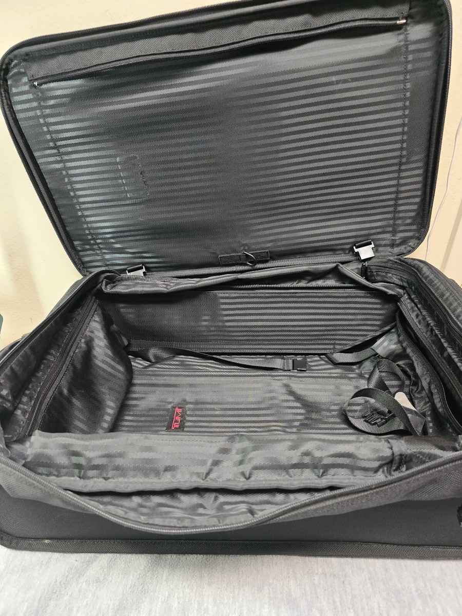 Tumi Alpha 23” Rolling Carry-On Expandable Suitcase Nylon Black