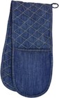 Double Oven Gloves Denim Padded Cotton Quilted  Reusable Washable mitt Potholder