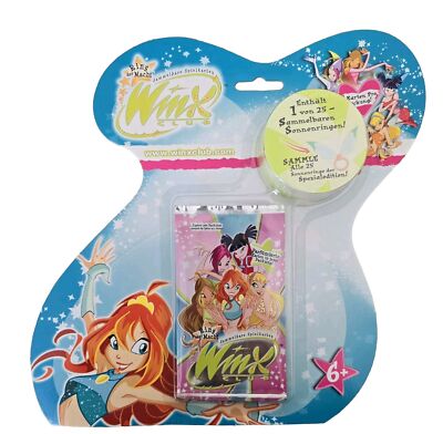 Winx Club Blister  Ring der Macht Booster inkl. Sonnenring Sammelkarten von 2004