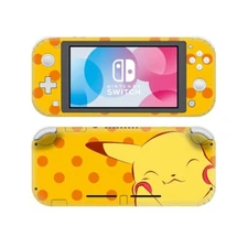 Nintendo Switch Lite Skins Decal Pokemon - Polka dot Pikachu Vinyl - Brand New!