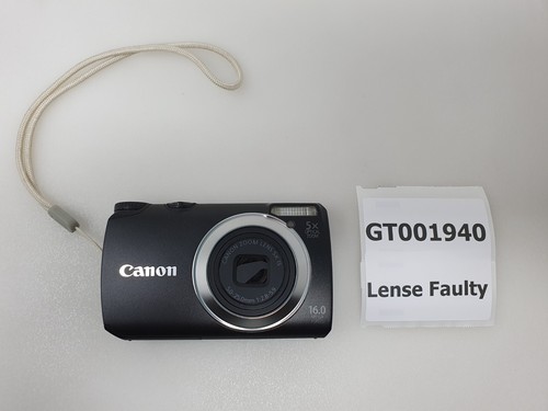 Canon Powershot A3350 IS Digitalkamera 16.0MP schwarz defekt für Ersatzteile - Bild 3 von 19