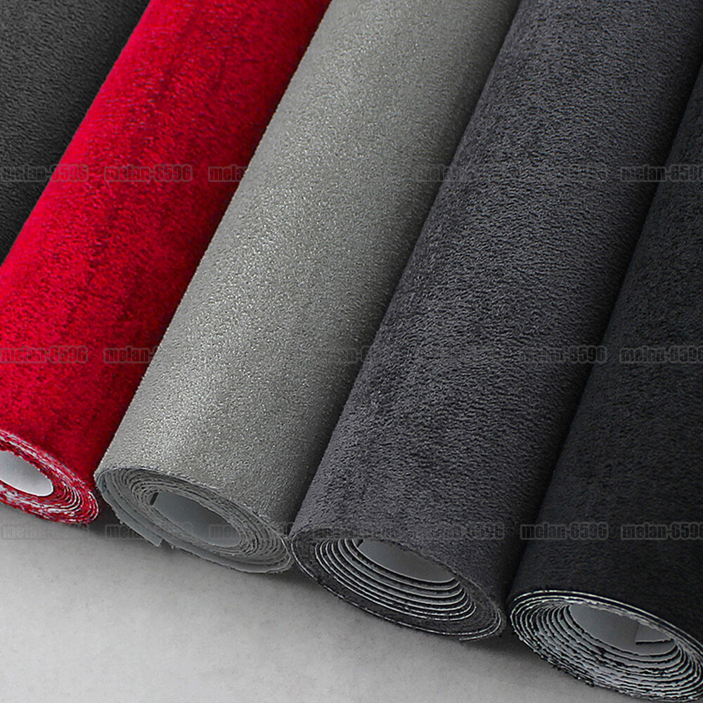 Self Adhesive Fabric Suede Texture Velvet Roll Vinyl Car Wrap Decal Sticker