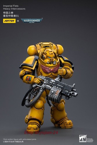 JOYTOY Warhammer 40k Imperial Fists Heavy Intercessors 01 Action Figure 1/18 - Picture 3 of 6
