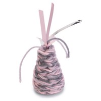 Beeztees Katzenspielzeug Kegel Mara Rosa-Grau 7Cm Mit Catnip Aus Wolle