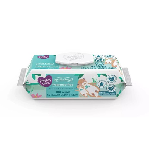 Parents Choice Fragrance-Free Baby Wipes, 1200 Count - Picture 2 of 12