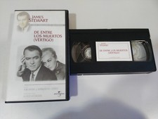 VERTIGO De Entre Los Muertos Hitchcock Novak James Stewart VHS Espagnol - PAL