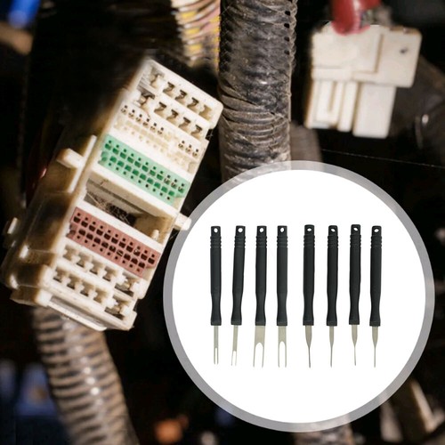 6/8/12x Car Plug Terminal Removal Pin Needle Retractor Pick Puller Repair Tool - Picture 9 of 13