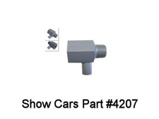 58 59 60 61 348 Chevy Tri Power Bypass Hose T Fitting Adapter To Intake Manifold