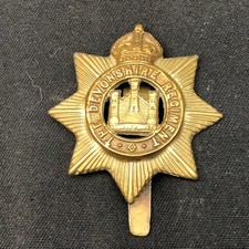 Devonshire Regiment - Original British Army Cap Badge