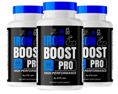 #ad Iron Boost Pro High Performance Supplement IronBoost 180 Capsules 3 Pack $38.88