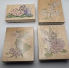 Fairies Wood Rubber Stamps Set Of 4 — photo 2