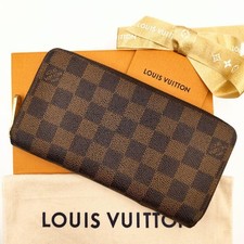 Louis Vuitton Damier Zippy Wallet Long Wallet