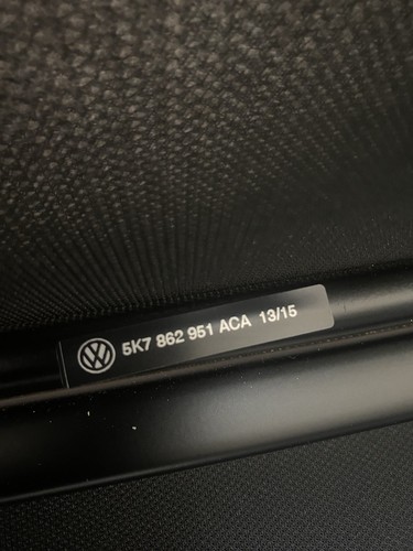 GREAT CONDITION 2011-2016 GENUINE VW GOLF MK6 GTI CONVERTIBLE WIND DEFLECTOR BAG - Picture 11 of 13