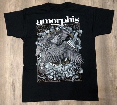 Collection AMORPHIS Band Album Heavy Cotton Black S-5XL T Shirt JU1027