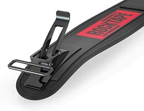 RockTape Power Glide 皮带举重皮带厚支撑黑色 - 选择尺寸 — 第 3/4 张图片