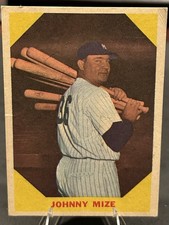 1960 Fleer Baseball Greats Johnny Mize #38