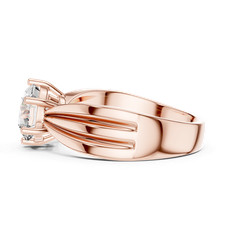 Bague de créateur en argent sterling 925 créée de 1,25 ct et diamants 1 pièce...