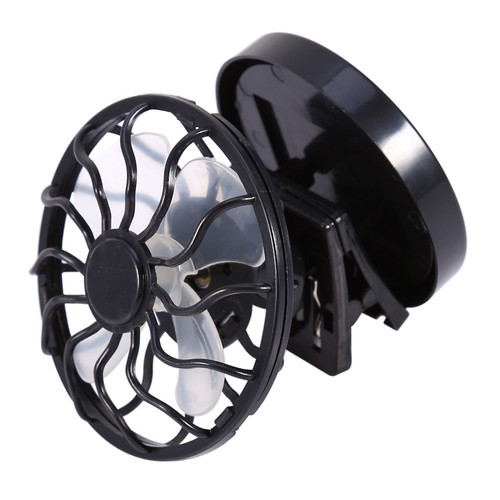 Portable Solar Fan For Travel Camping Hiking Cooling Cell Fan Air Conditioner
