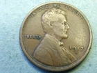 1917-S LINCOLN CENT FINE