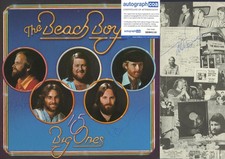 THE BEACH BOYS 15 Big Ones SIGNED RECORD Carl Wilson, Al Jardine, Mike Love