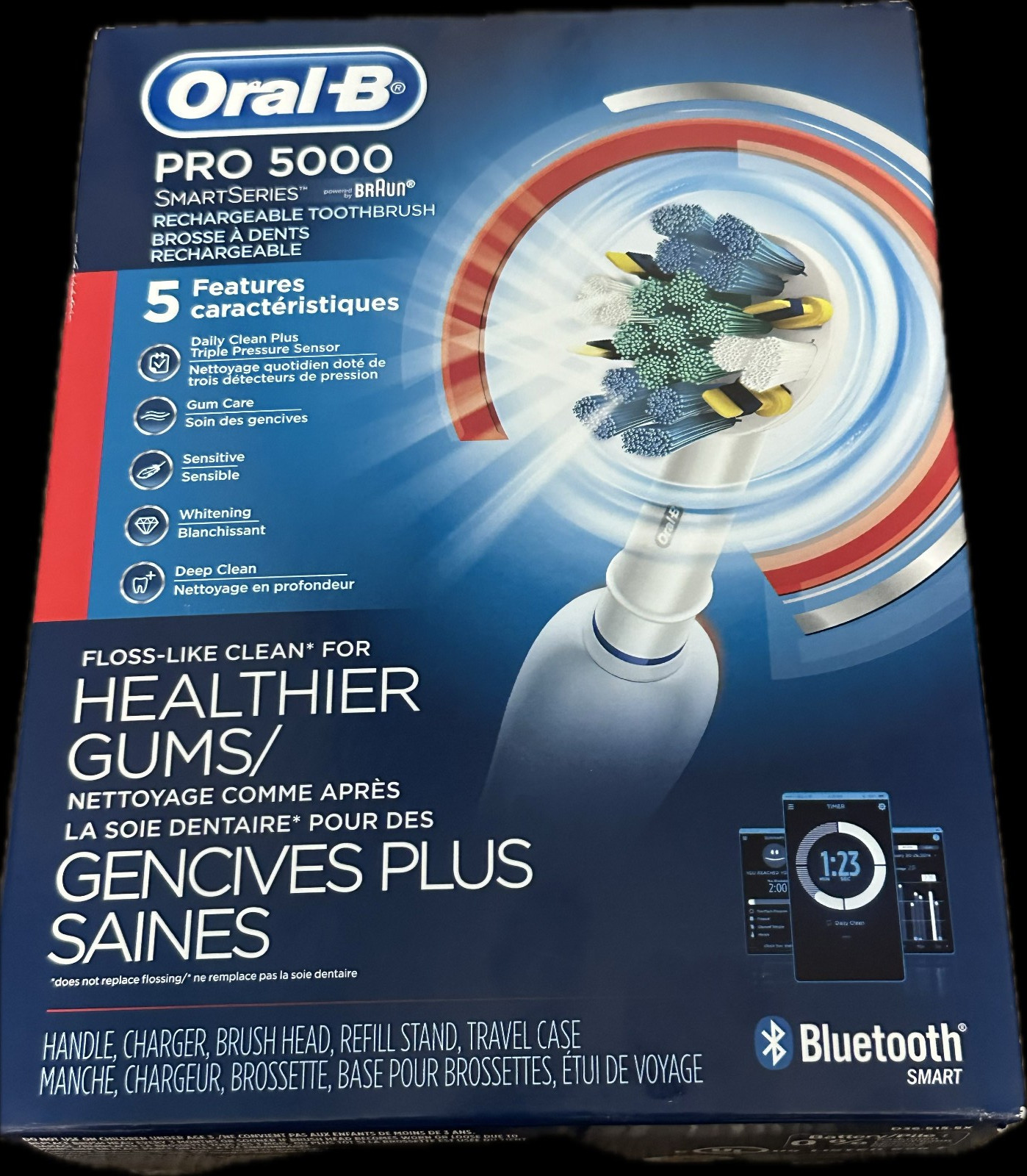 Braun Oral B Pro 5000 Smart Series Rechargeable Tooth Brush New