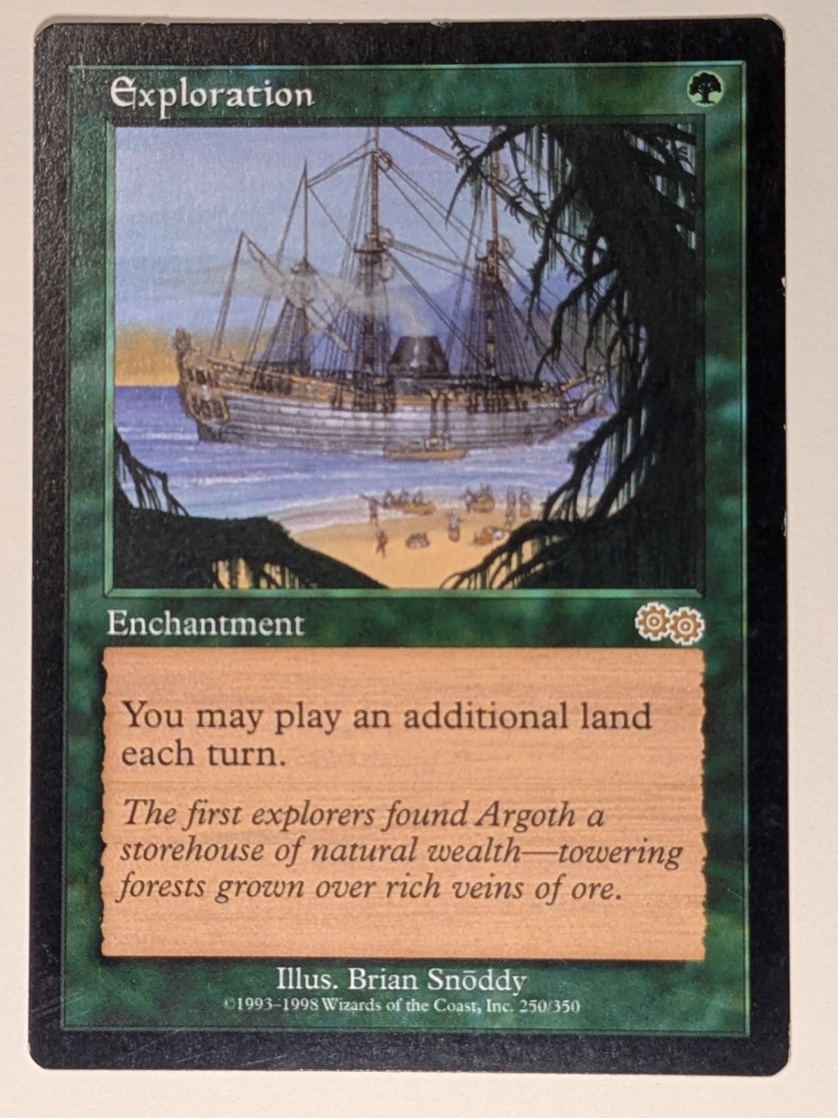 Exploration MtG Urza's Saga Regular Lightly Played LP Magic: The Gathering