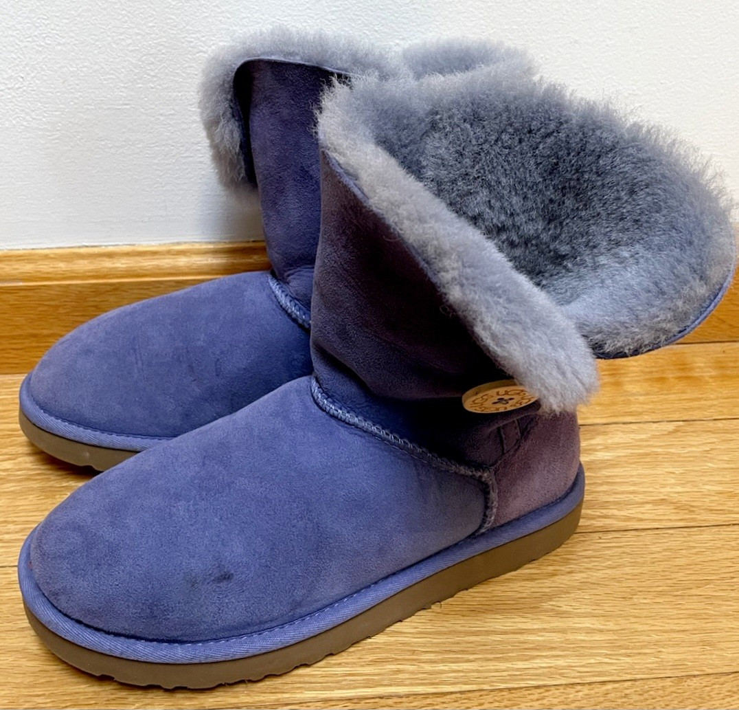 UGG | Bailey Button Classic Fur Lined Purple Shee… - image 3