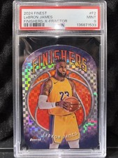👑2024-25 Topps Finest - Finishers LeBron James #F-2 X-Fractor PSA9