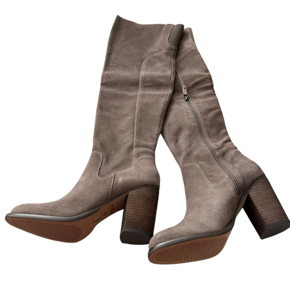 NUEVO EN CAJA Botas por encima de la rodilla Kelsi Dagger Brooklyn Logan Taupe para mujer en talla 9,5 Foto 4 de 4