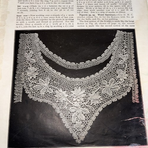 Antique Lot Of 3 Crochet & Macrame Books Yokes Macrame & Irish Crochet RARE - Picture 12 of 16
