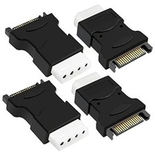 SATA 15Pin to Molex 4Pin IDE Adapter, LP4 Female to Molex female - SATA male