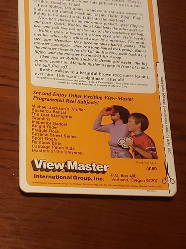 Vintage Rare "MENUDO" View-Master 3D NEW SEALED 3-Reel Blaster Pack #4059 - Picture 7 of 8