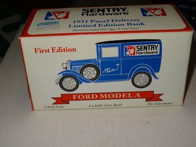 Sentry Hardware Ford Model A First Edition Die Cast Mfg 1992 Liberty Classics