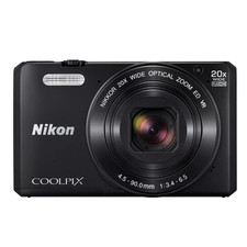 Nikon COOLPIX S7000 Digital Camera 16 MP 20x Optical Zoom with Accessories Black