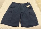 100% Authentic Ralph Lauren Polo Cargo  Shorts Blue Size 33 Retail $100 — photo 1