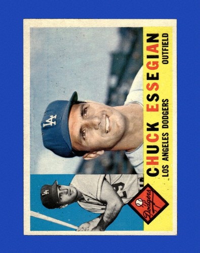 1960 Topps Set-Break #166 Chuck Essegian NM-MT OR BETTER *GMCARDS*