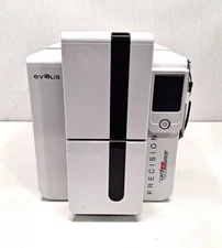 Evolis Card@Once PRIMACY Precision Card Printer No Keys Power Tested Read