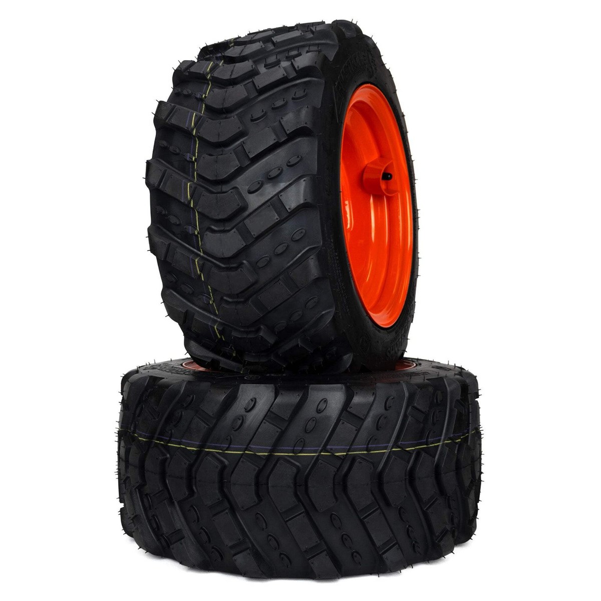 2) Aggressive Tire Assemblies 18x8.50-10 Fits Kubota BX Series
