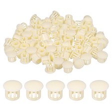 100 St&uuml;ck 3/8" Nylon Bohrlochstopfen f&uuml;r Plastik Rund D&uuml;bel Beige