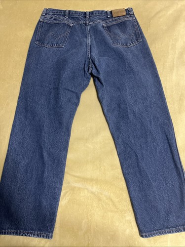 Wrangler Rugged Wear Missing Tag Damaged Mens 36x30 Blue Jeans - Picture 3 of 7