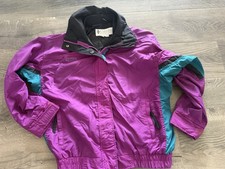 Vintage Columbia Bugaboo Jacket Women's Large, Purple Green Skiing 90s Y2K